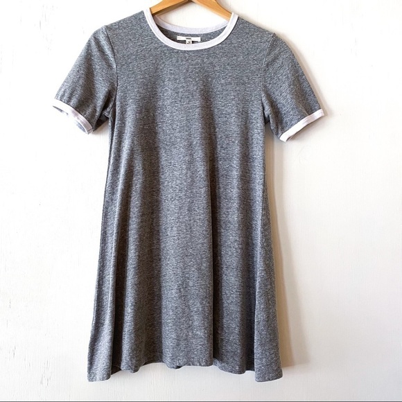 Vans Dresses & Skirts - VANS Gray Jersey Knit Dress Short‎ Sleeve Skater Extra Small